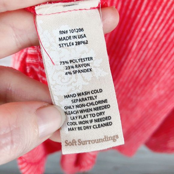 Soft Surroundings Top Size S Stripe - Picture 8 of 8